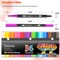 36 Colors Dual Tip Art Markers Pens for Kids Adult Coloring Books, Artist Fine & Brush Tip Coloring Markers Drawing Pen for Journaling Note Taking Lettering Calligraphy Craft Art Supplies Set